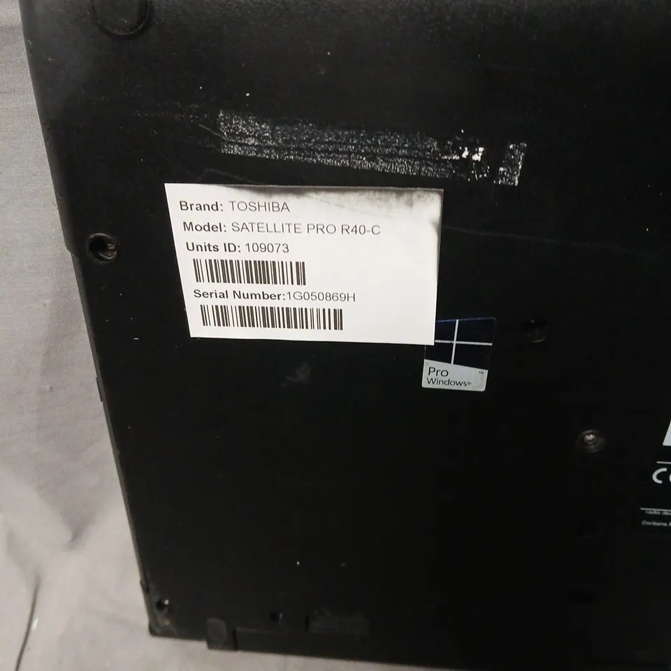 TOSHIBA SATELLITE PRO R40-C LAPTOP