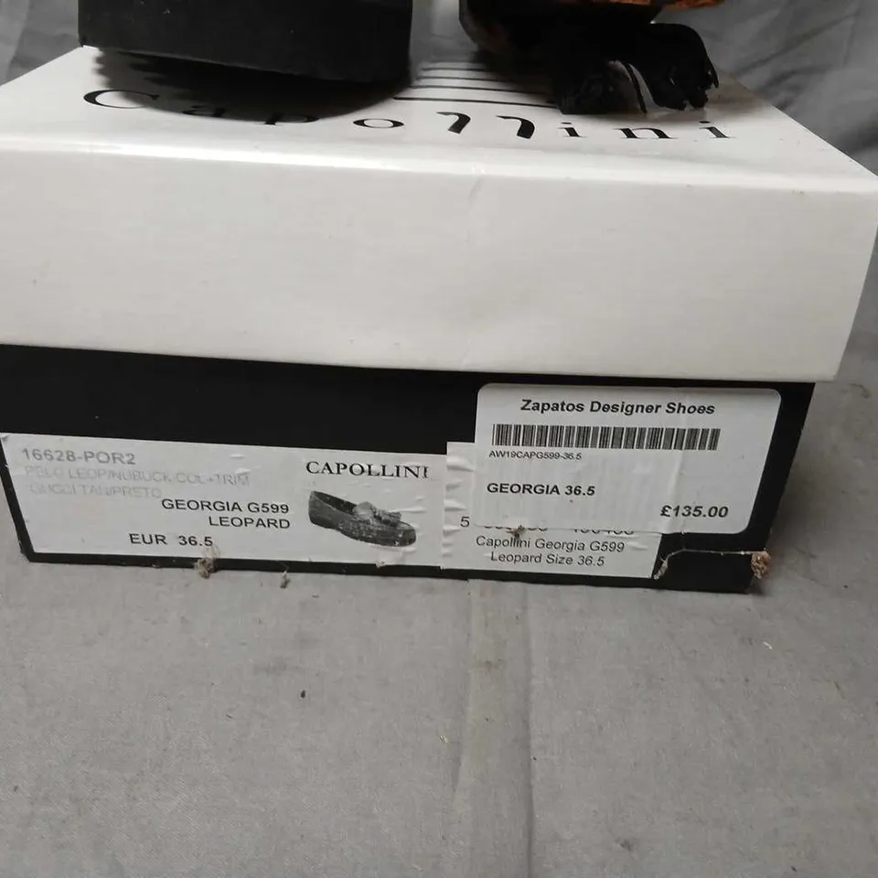 CAPOLLINI GEORGIA LEOPARD PRINT TASSEL LOAFERS – UK 3.5 (EU 36.5)