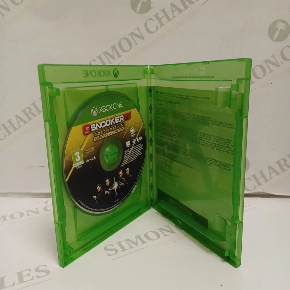 XBOX ONE SNOOKER 19 GOLD EDITION VIDEO GAME. 