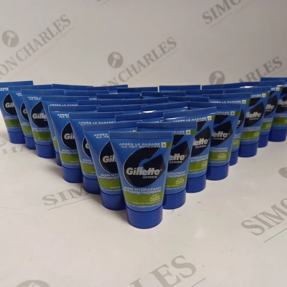 30 MINI GILLETTE HYDRATING MOISTURISER WITH ALOE VERA