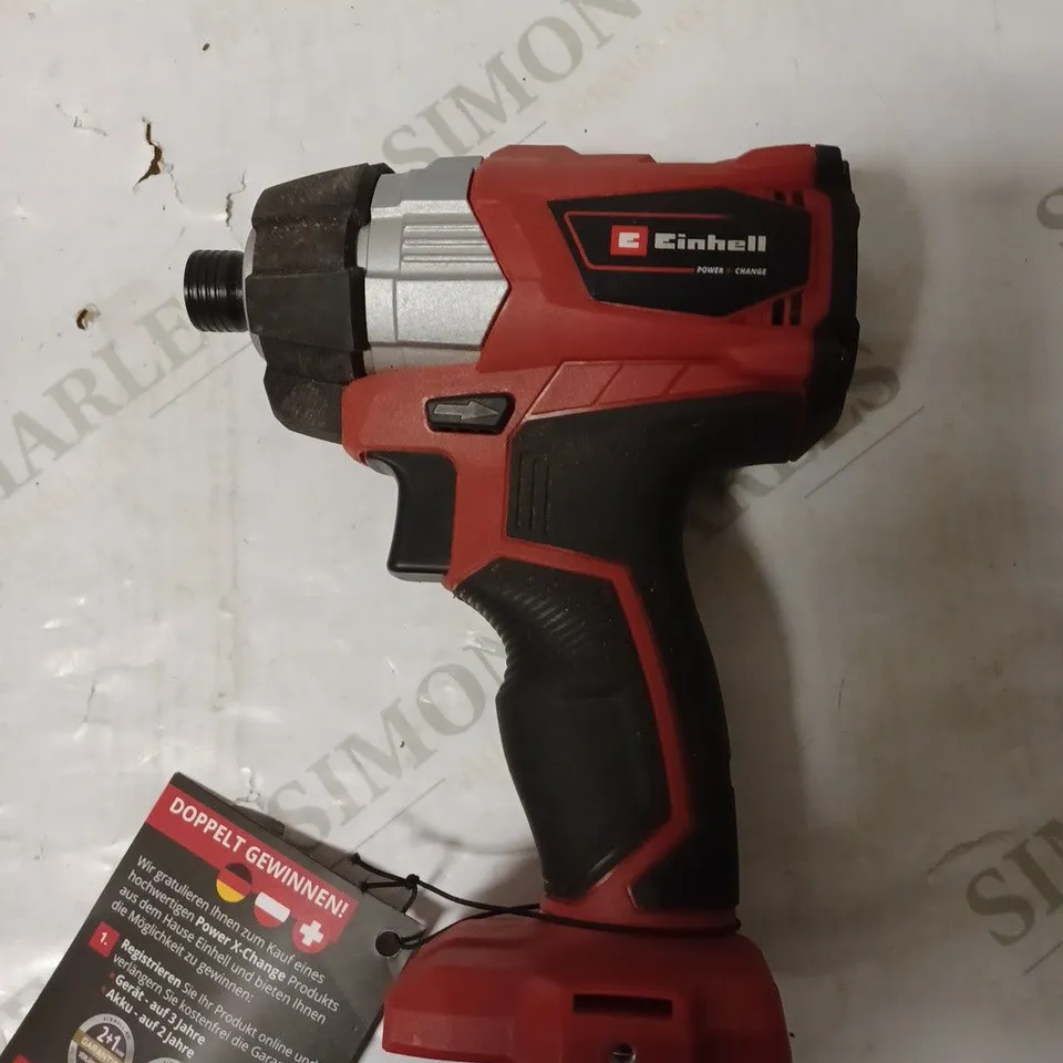 EINHELL TE-CI 18 LI SOLO POWER X-CHANGE CORDLESS BRUSHLESS IMPACT DRIVER