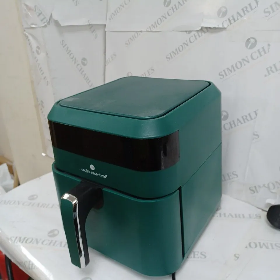 BOXED COOK'S ESSENTIALS AIR FRYER - EMERALD