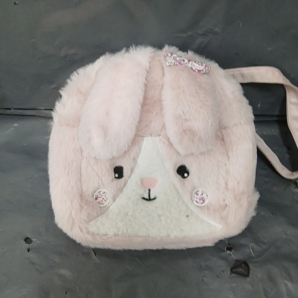 MONSOON GIRLS BETSY FAUX FUR BUNNY BACKPACK 