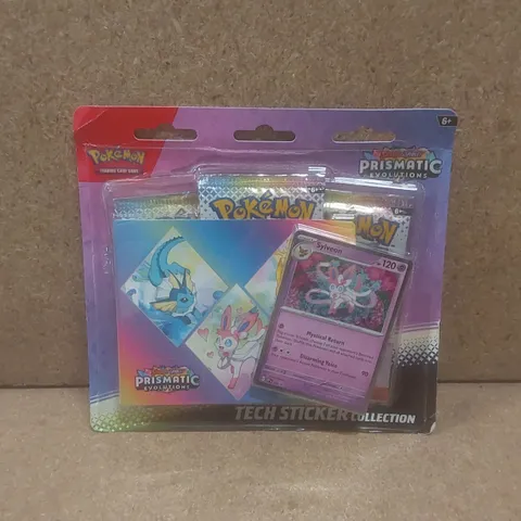 BOXED POKEMON SCARLET & VIOLET PRISMATIC EVOLUTIONS TECH STICKER COLLECTION