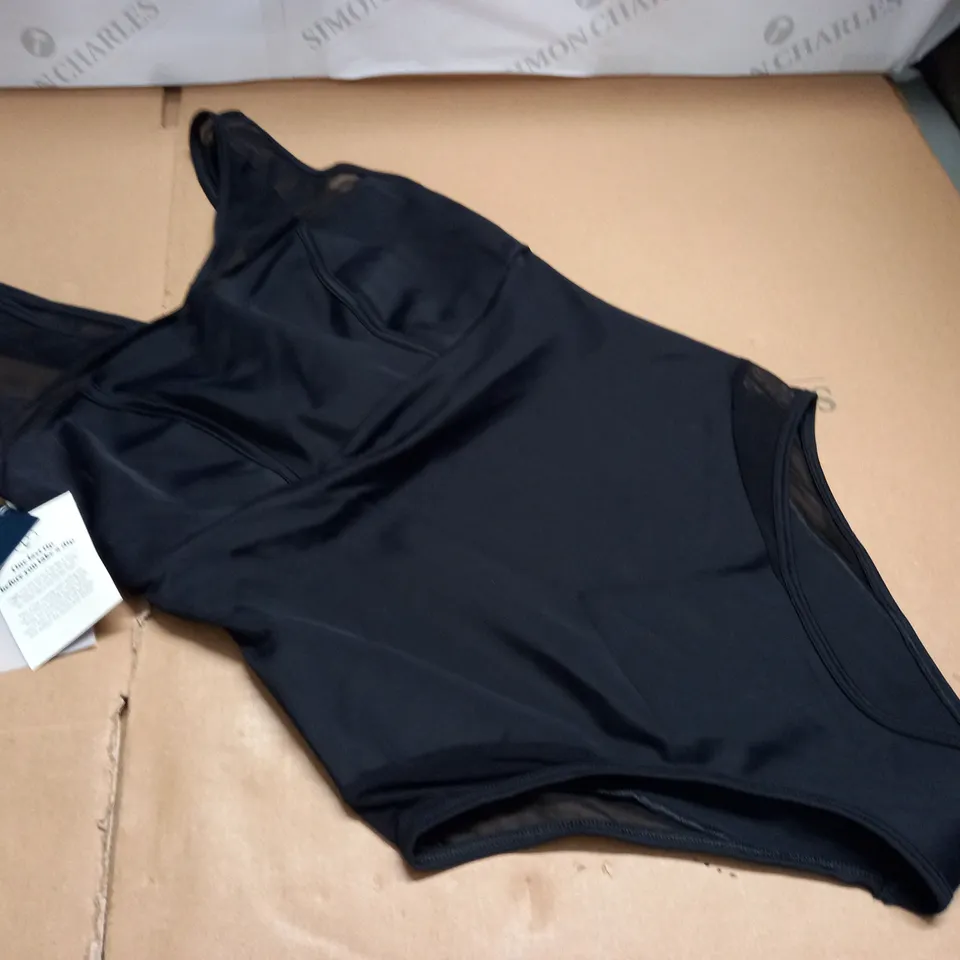 DEAKIN & BLUE BLACK ONE PIECE SWIM SUIT - 12
