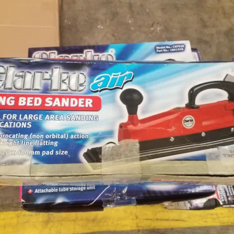 BOXED CLARKE CAT49 LONG BED AIR SANDER