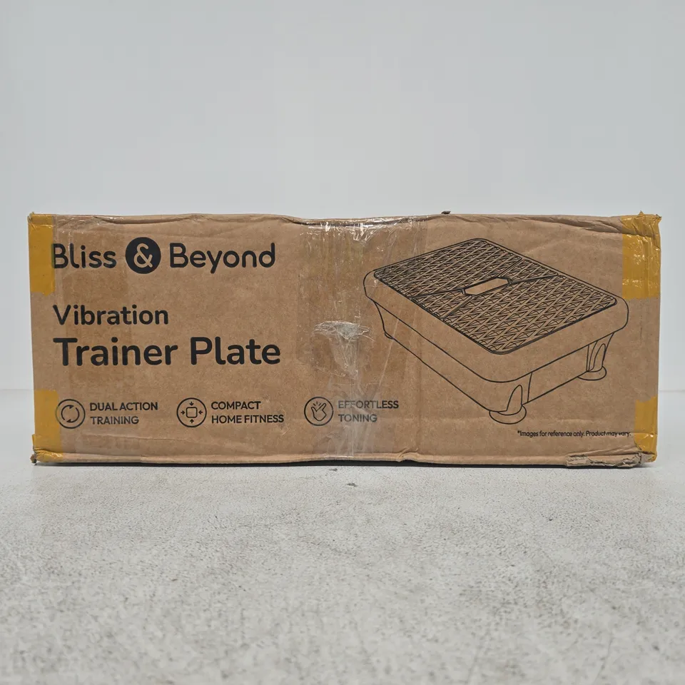 BLISS & BEYOND VIBRATION TRAINER PLATE – BOXED
