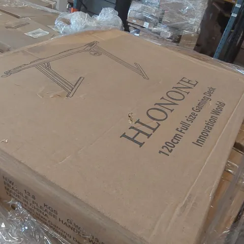 PALLET CONTAINING A LARGE QUANTITY OF GAMING DESKS ECT