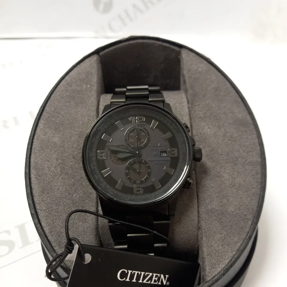 CITIZEN ECO-DRIVE MEN'S NIGHTHAWK WATCH RRP £399