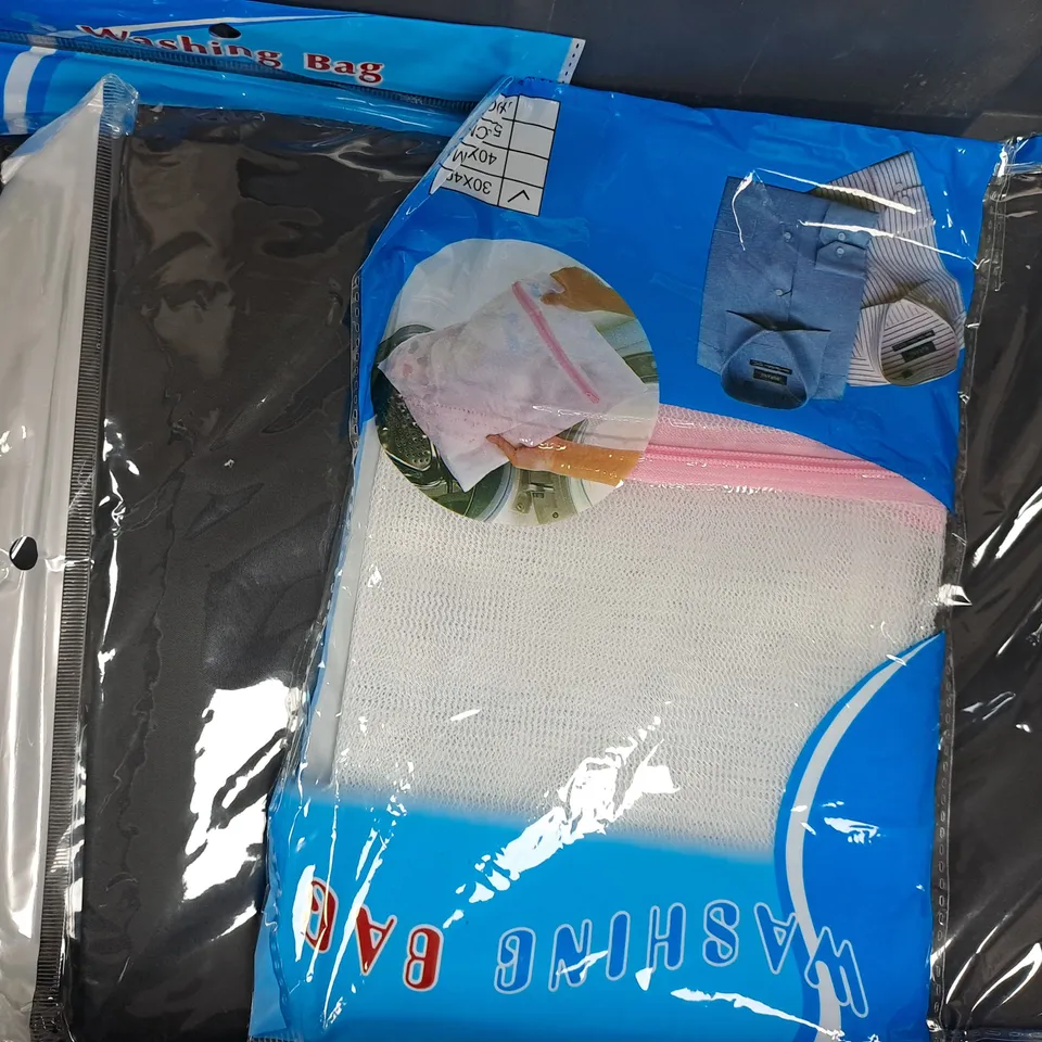 APPROXIMATELY 10 ASSORTED HOUSEHOLD ITEMS TO INCLUDE END OF LIFE PLANNER, WASHING BAG, ETC