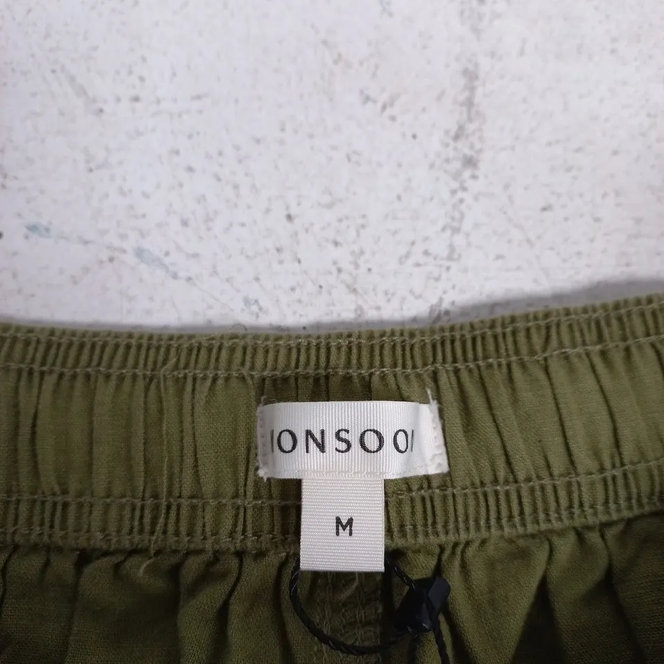 MONSOON OLIVE GREEN TROUSERS – UK SIZE M