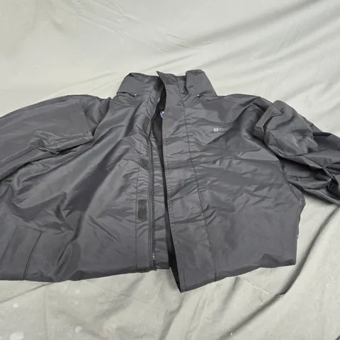 MOUNTAIN WAREHOUSE JET BLACK FLEECE LINED LARGE COAT 