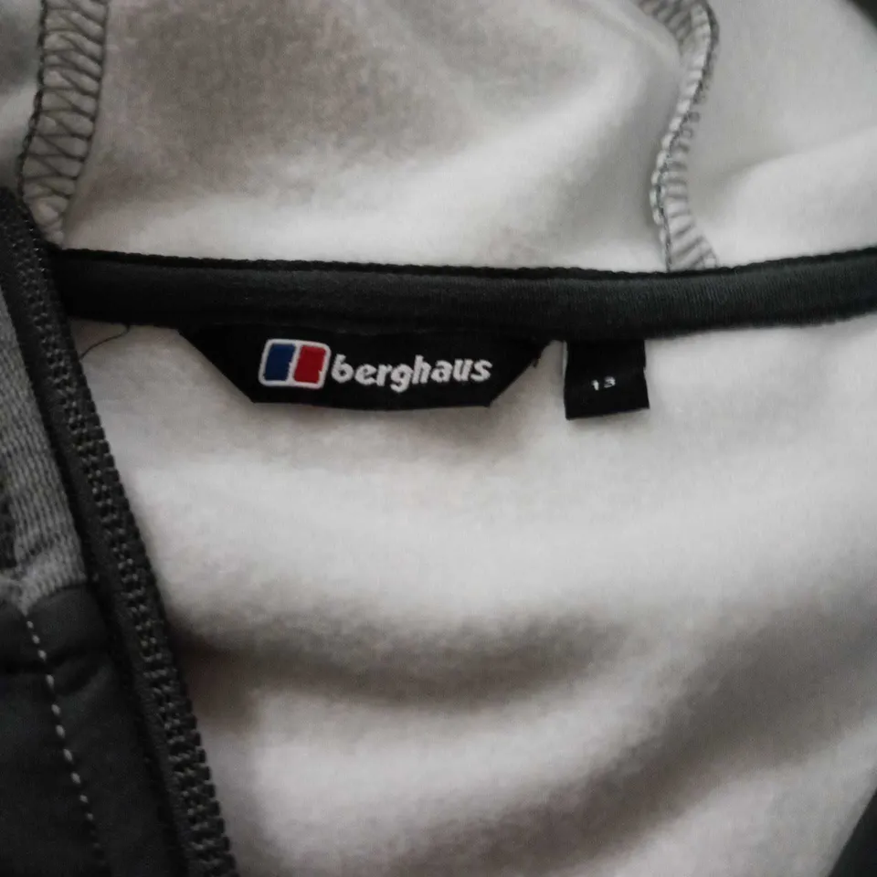 BERGHAUS ZIP HOODIE IN GREY - 13 YRS