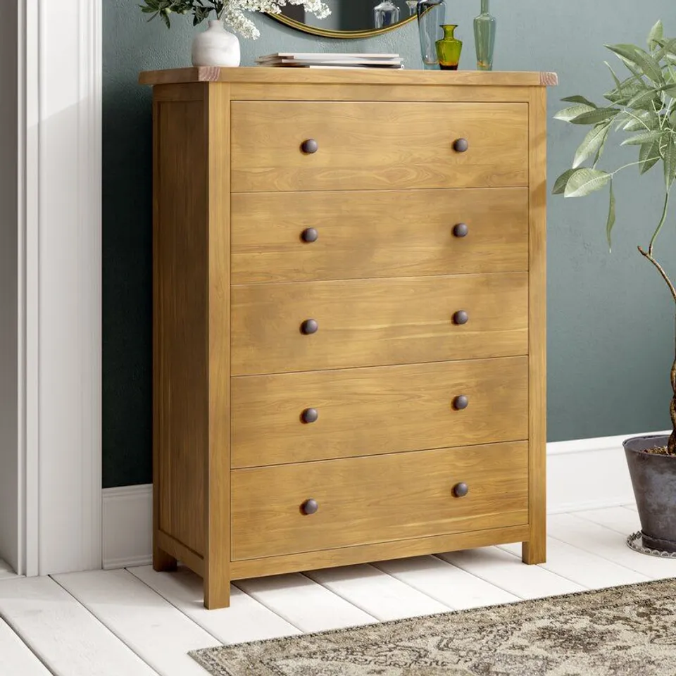 AURAY 5 DRAWER CHEST OF DRAWERS 