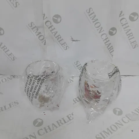 MR CHRISTMAS SET OF 2 FESTIVE GLASSES