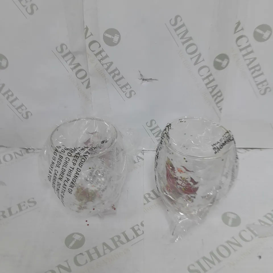 MR CHRISTMAS SET OF 2 FESTIVE GLASSES