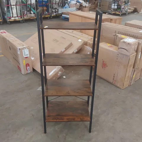 GALILEA LADDER BOOKCASE COLOUR: RUSTIC BROWN