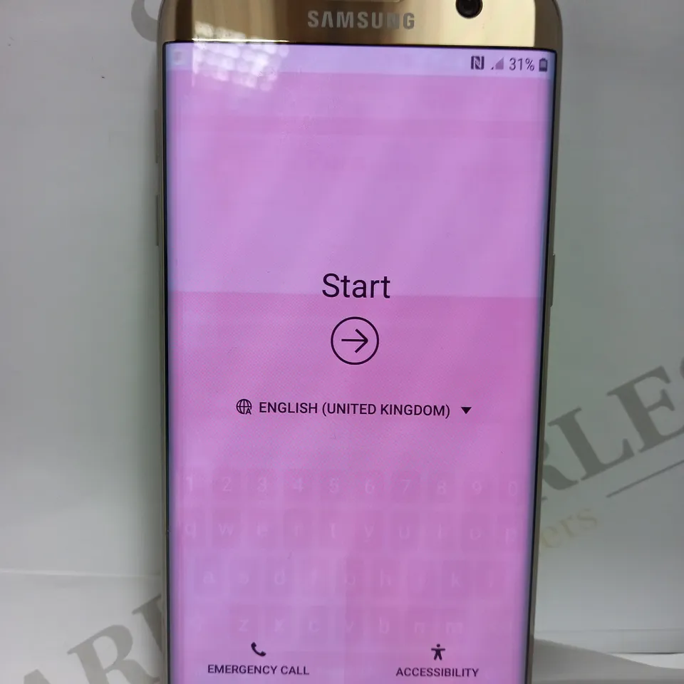 SAMSUNG GALAXY S7 EDGE MOBILE PHONE IN GOLD