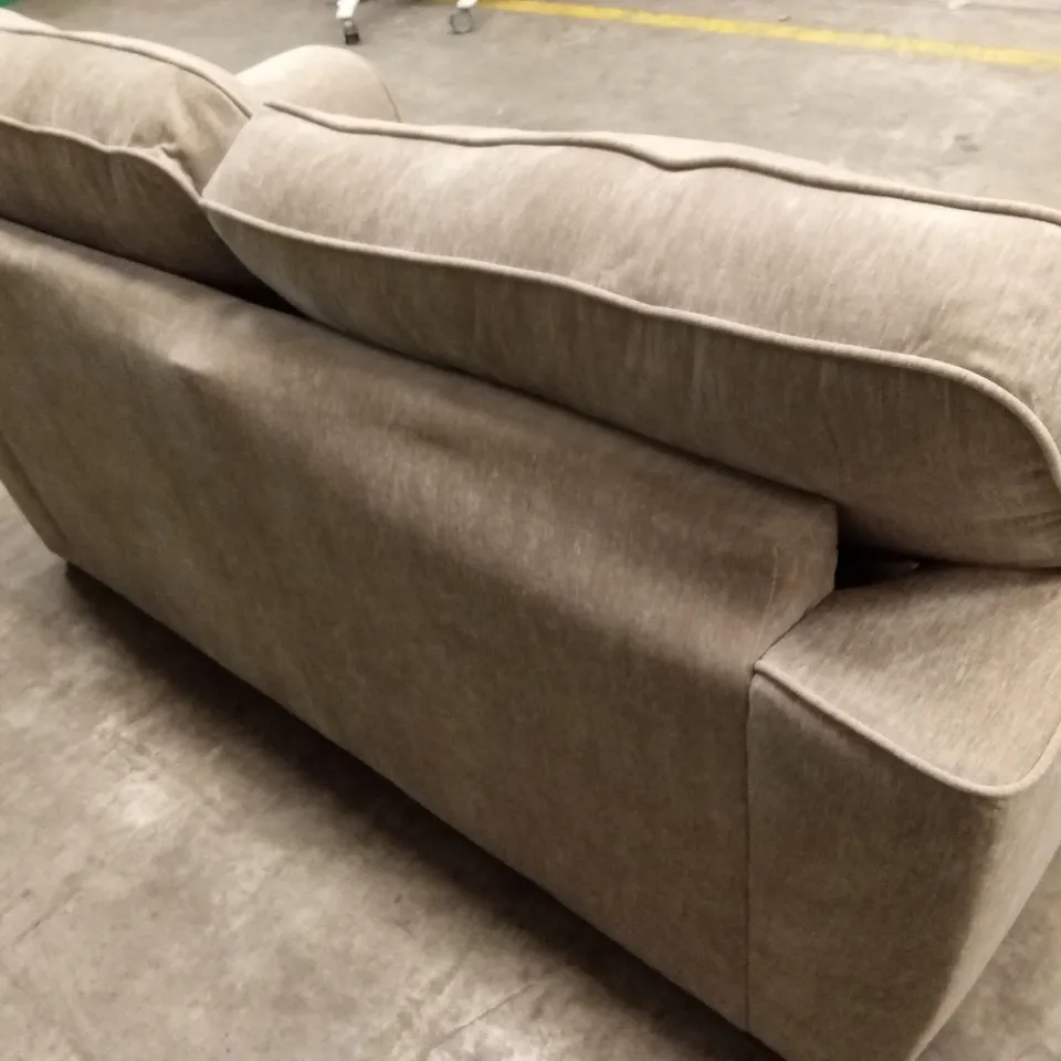 HARLOW 2 SEATER STANDARD BACK FABRIC SOFA - NATURAL RRP £599