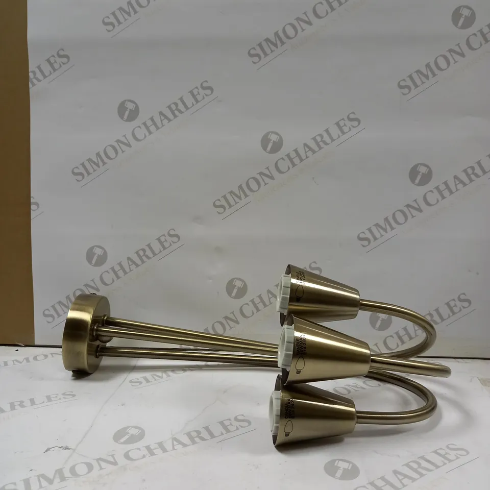 JOHN LEWIS LULU 3 LIGHT SEMI FLUSH CEILING LIGHT