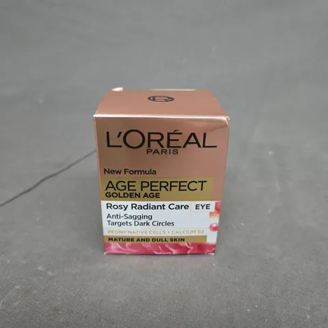 L'OREAL PARIS AGE PERFECT GOLDEN AGE ROSY GLOW EYE CREAM FOR DARK CIRCLES 15ML