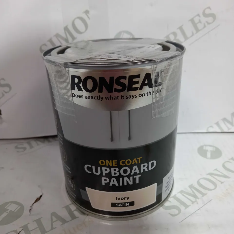 RONSEAL ONE COAT CUP PAINT - IVORY SATIN 