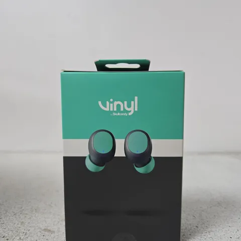 BOXED VINYL BY SKULLCANDY WIRELESS EARBUDS