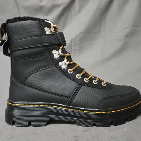 BOXED PAIR OF DR MARTENS COMBS TECH ANKLE BOOTS IN BLACK UK SIZE 11