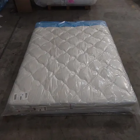 QUALITY BAGGED DOUBLE 135cm AIRSPRUNG LUXURY QUILTED MEDIUM MATTRESS