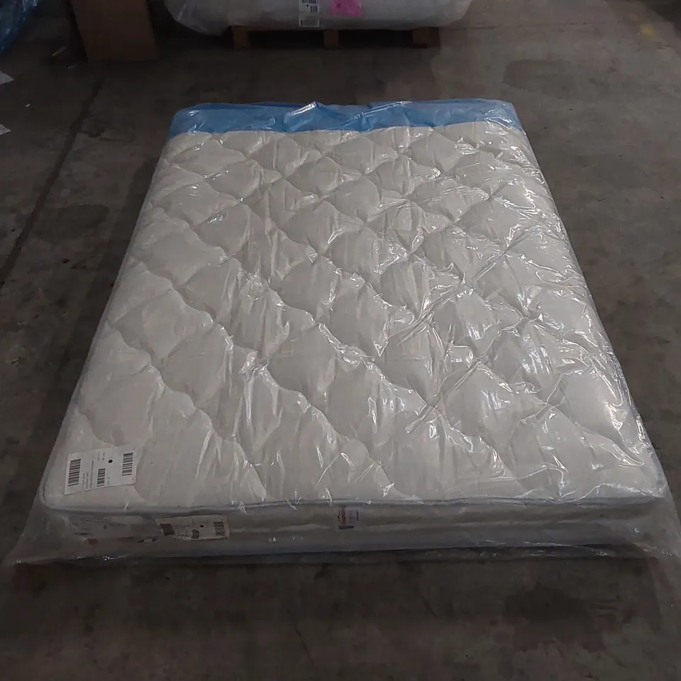 QUALITY BAGGED DOUBLE 135cm AIRSPRUNG LUXURY QUILTED MEDIUM MATTRESS RRP £229