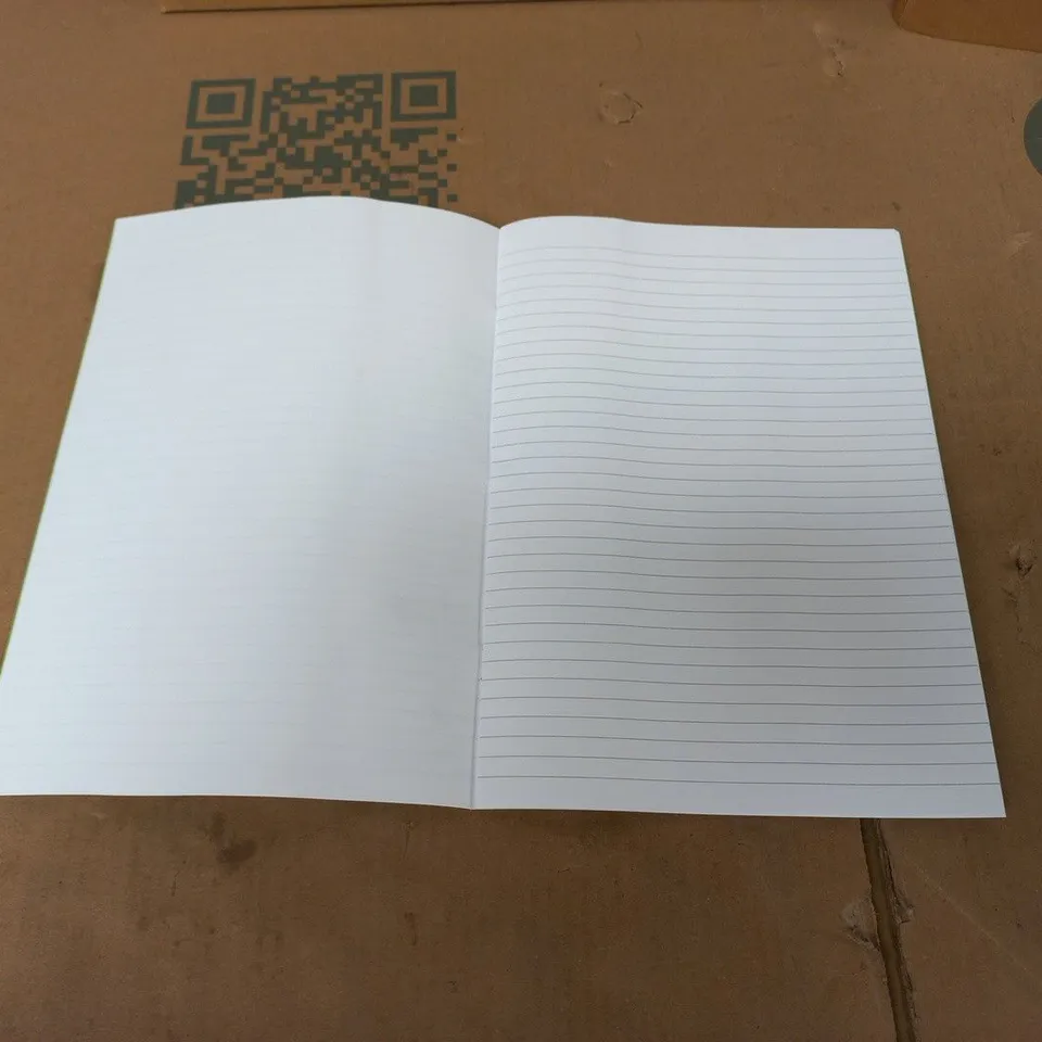 100X BRAND NEW A4 32 PAGE GREEN WRITING BOOK (NO MARGIN)