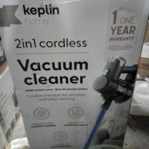 BOXED KEPLIN 2IN1 CORDLESS VACUUM CLEANER 