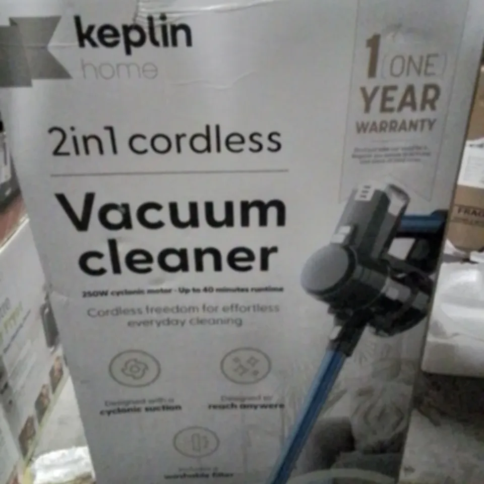 BOXED KEPLIN 2IN1 CORDLESS VACUUM CLEANER 