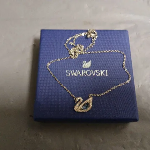 BOXED SWAROVSKI SWAN NECKLACE 