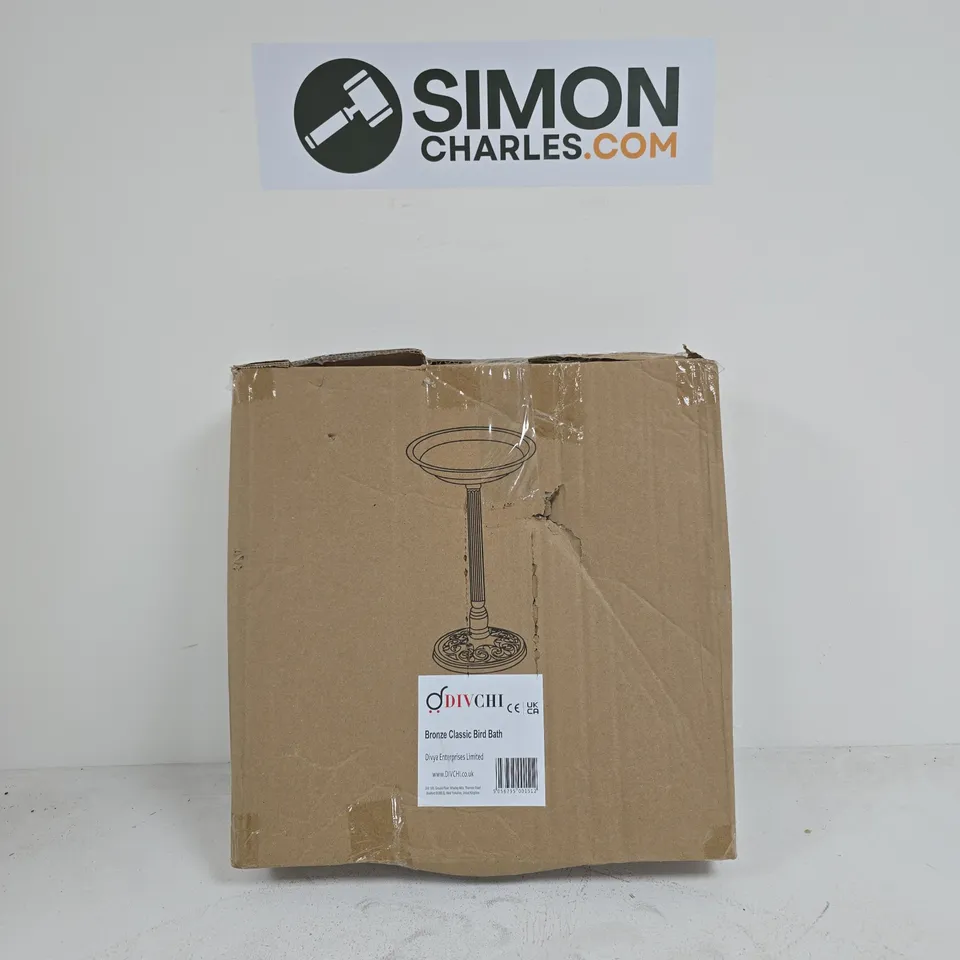 DIV CHI BRONZE CLASSIC BIRD BATH BOXED