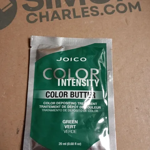BOX OF APPROXIMATELY 35 ASSORTED JOICO PRODUCTS TO INCLUDE: COLOR BUTTER AND CURL CLEANSING SHAMPOO 