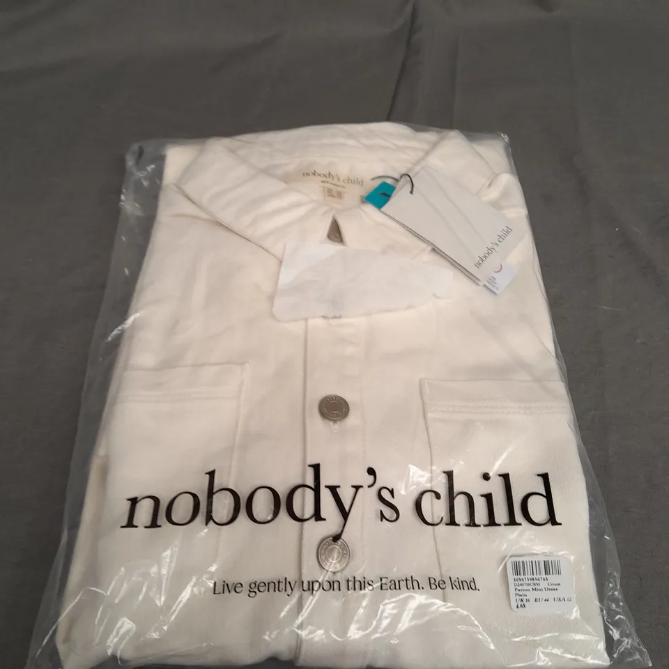 SEALED NOBODYS CHILD PARTON MINI DRESS PLAIN - UK 16