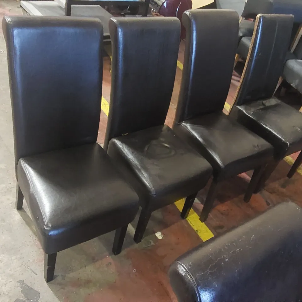 12x ASSORTED UPHOLSTERED RESTAURANT DINING CHAIRS - 1 PALLET