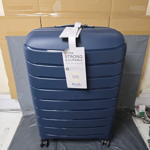 ROCK LUGGAGE MEMPHIS TROLLEY CASE IN NAVY - COLLECTION ONLY