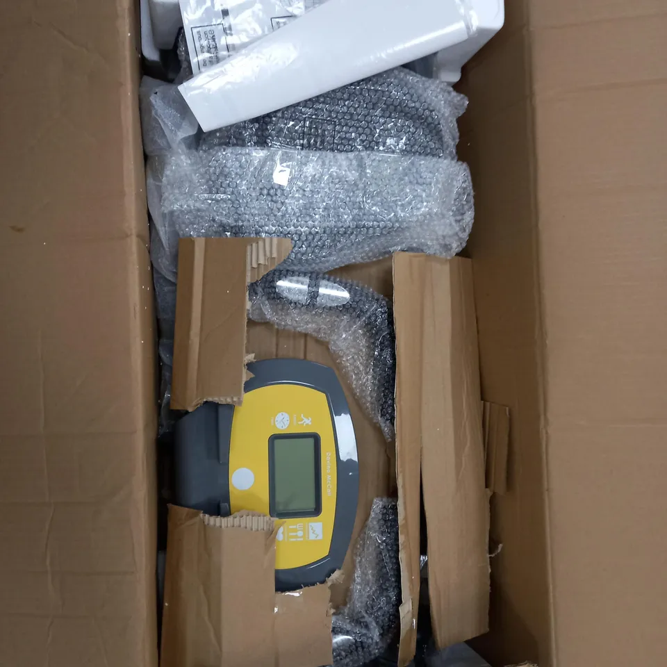 DAVINA FITNESS FOLDING MAGNETIC EXERCISE BIKE, YELLOW [COLLECTION ONLY]