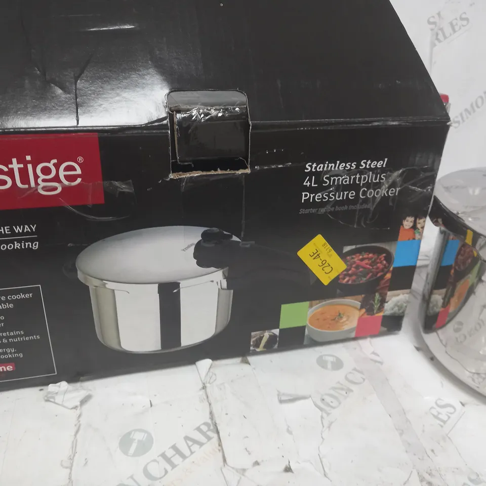 SMART PLUS INDUCTION PRESSURE COOKER IN STAINLESS STEEL 