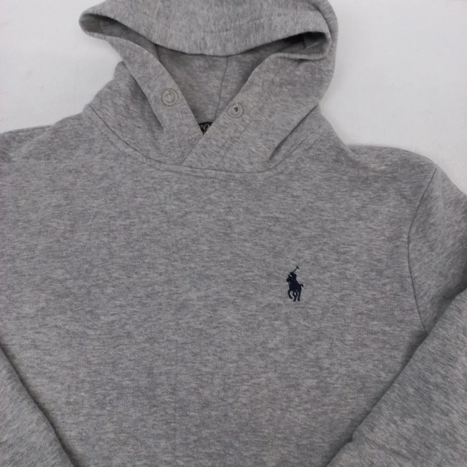 RALPH LAUREN POLO HOODIE – GREY - SIZE M