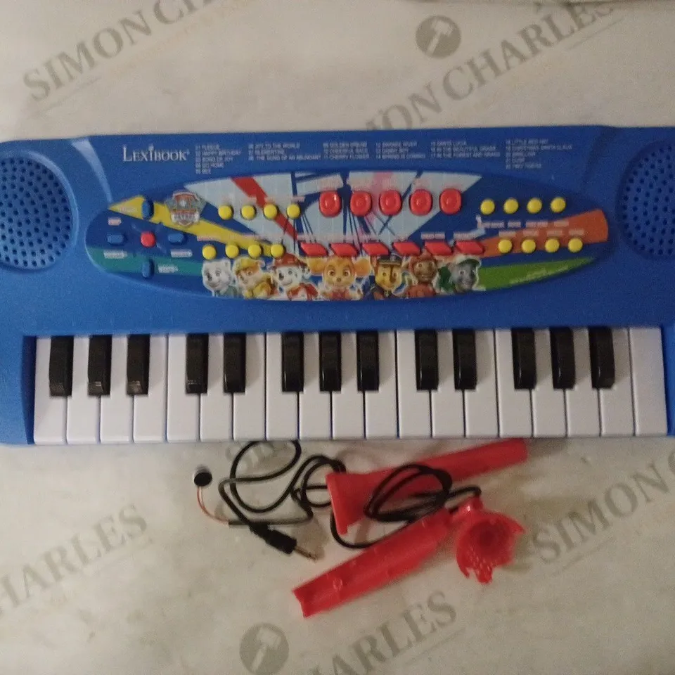 PAW PATROL ELECTRONIC KEYBOARD RRP £24.99