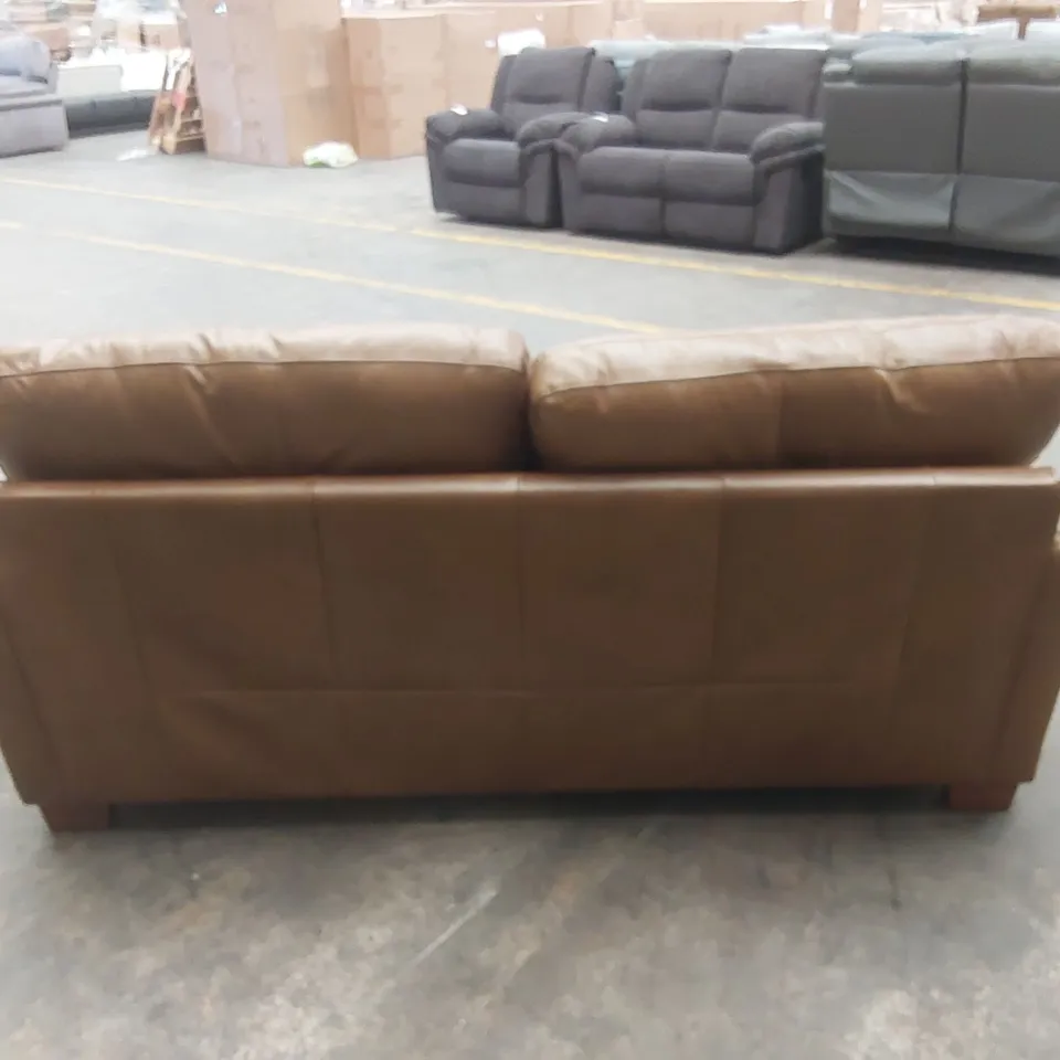 BAILEY 3 SEATER LEATHER SOFA RRP £879