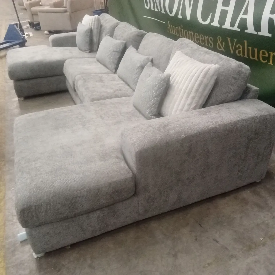 BROADGATE LARGE U-SHAPE MODULAR SOFA WITH FOOTSTOOL RRP £3399