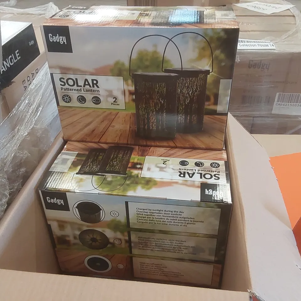 PALLET CONTAINING A LARGE QUANTITY OF ASSORTED ITEMS INCLUDING: GADGY SOLAR PATTERNED LANTERNS, CABLE ORGANISERS ECT