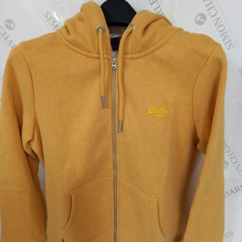 SUPERDRY VINTAGE LOGO ZIPPED HOODIE SIZE 16