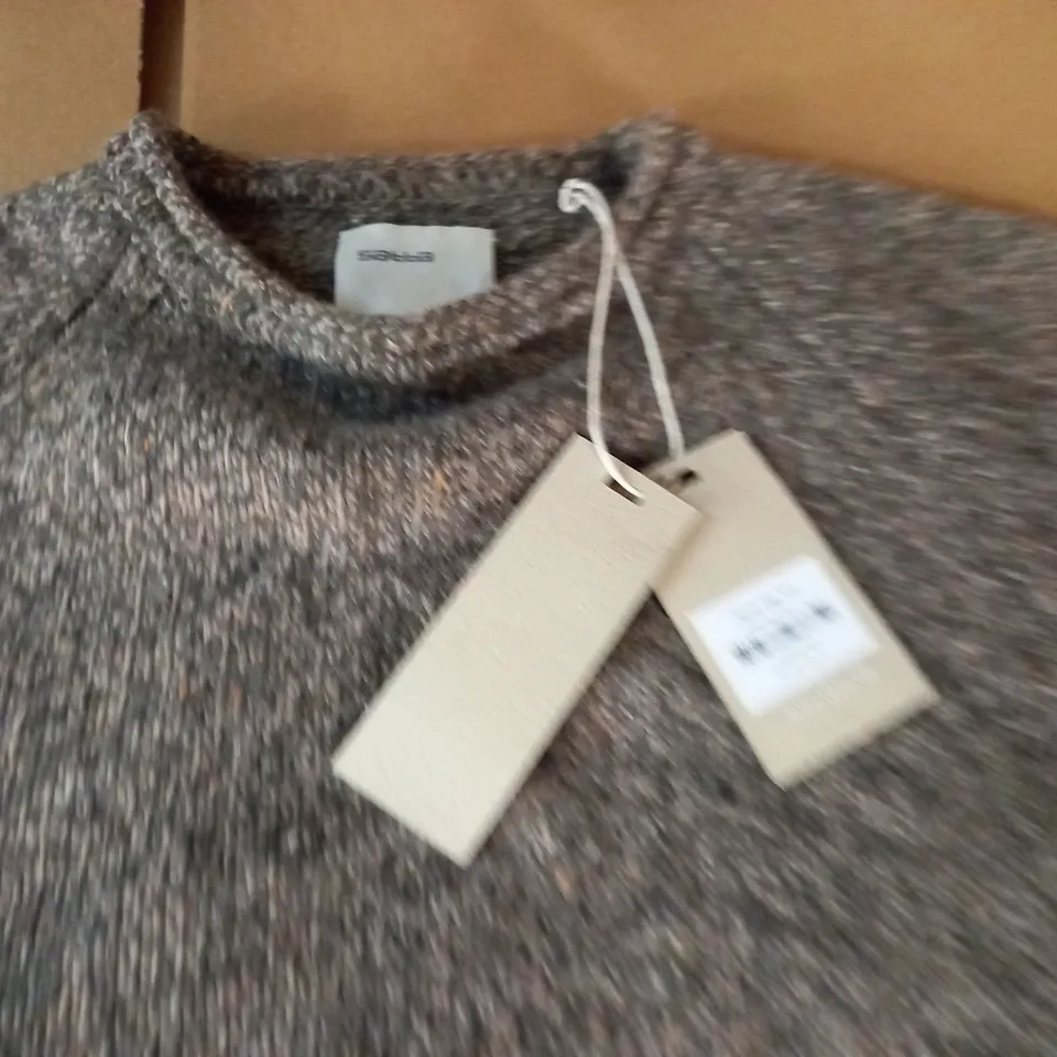 SATTA ROLLED EDGED KNIT JUMPER - L