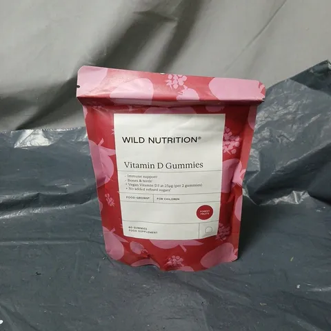 WILD NUTRITION VITAMIN D 60 GUMMIES