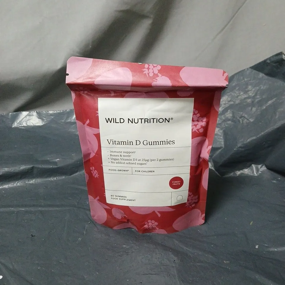 WILD NUTRITION VITAMIN D 60 GUMMIES